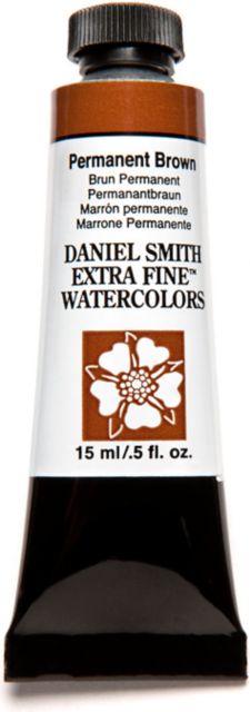 DANIEL SMITH WATERCOLOR 15ML PERMANENT BROWN