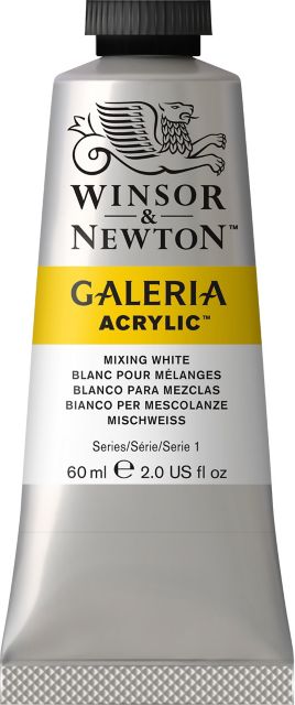 Galeria Acrylic  60mL Tube Mixing White