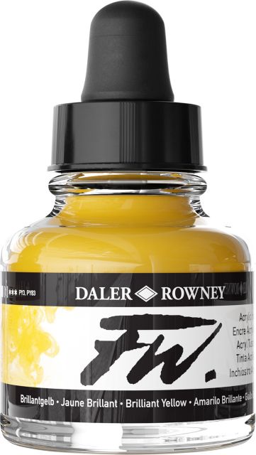 FW ACRYLIC INK 1OZ BRILLIANT YELLOW