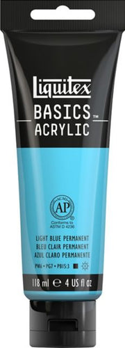Basics 4oz Permanent Light Blue