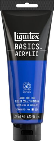 BASICS ACRYLIC 250ML COBALT BLUE