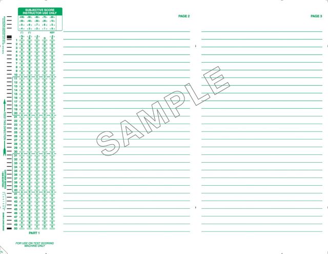 SCANTRON MINIBK 100Q/5CHC LOVA