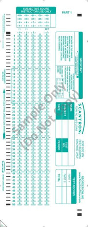 SCANTRON 100QUES/5A LOVAS SUBJ