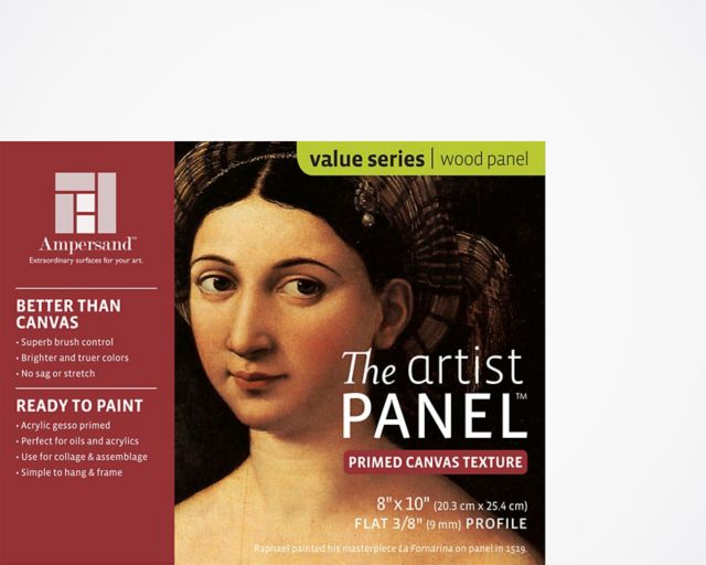 ARTIST PANEL CANVAS TEXTURE 3/8-INCH FLAT 8X10