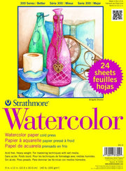 WATERCOLOR CLASS PACK 140# 9X12 24 SHEETS