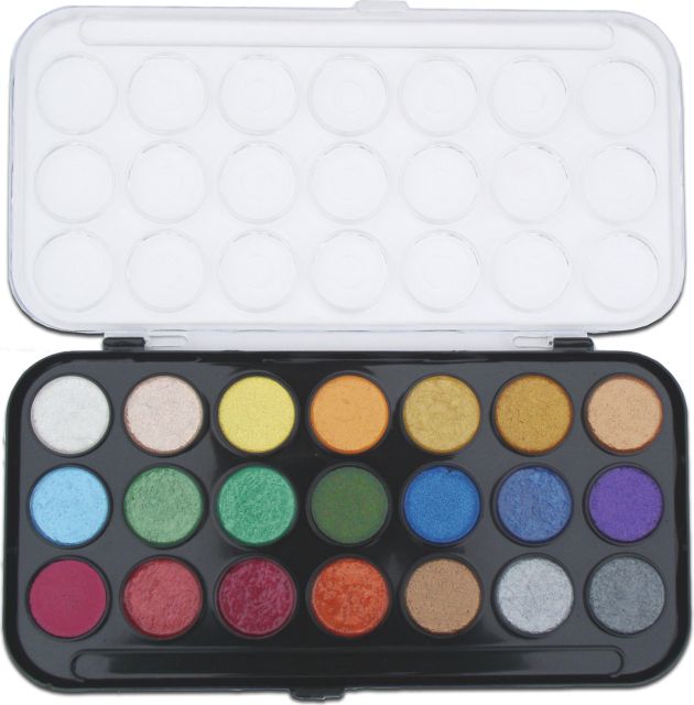 NIJI PEARLESCENT WATERCOLOR SET 21 COLORS