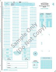 SCANTRON DM TEST SHEET 200