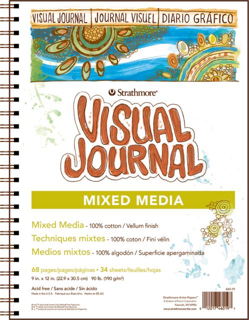 VISUAL JOURNALMIX MEDIA9X12 68 PAGES
