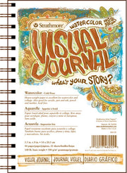Visual Journal Watercolor 140Lbs 5.5X8 Inches 44 Pages