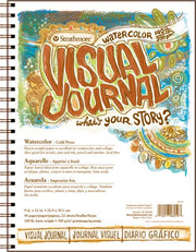 VISUAL JOURNAL WATERCOLOR 140# 9X12 44 PAGES