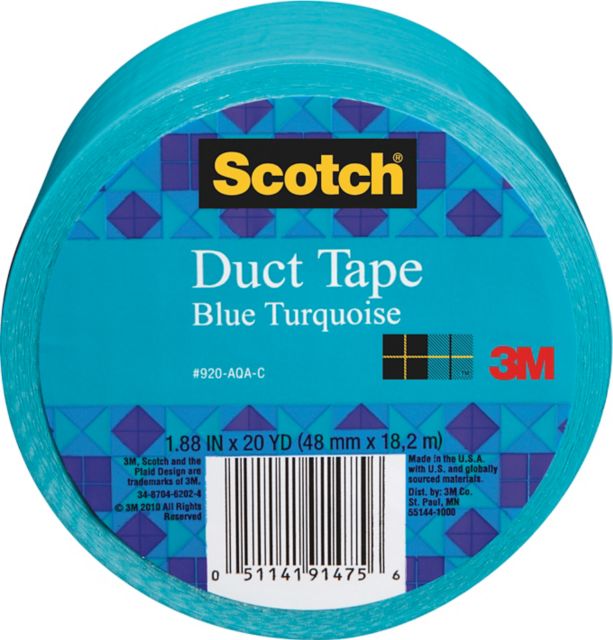 Deco Duct Tape 1.88 Inch X 20 Yard Aqua