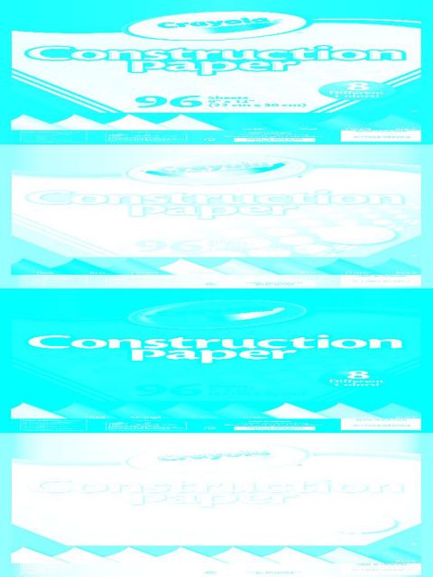 CONSTRUCTION PAPER 96 COUNT ASSORTED COLORS