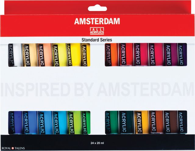 AMSTERDAM STANDARD ACRYLIC SET 24X20ML