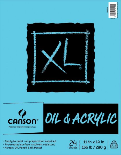 XL Oil & Acrylic Pad 11X14 24 Sheets