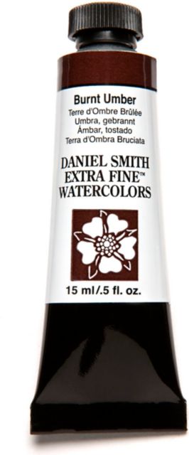 DANIEL SMITH WATERCOLOR 15ML BURNT UMBER