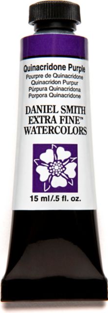 DANIEL SMITH WATERCOLOR 15ML QUINACRIDONE PURPLE