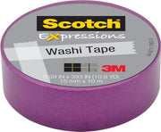 WASHI TAPE PURPLE .59 INCH X 393 INCH