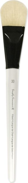SIMPLY SIMMONS XL BRUSH NATURAL BRISTLE FILBERT 30
