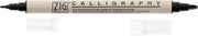 ZIG CALLIGRAPHY DOULBLE ENDED 2MM/5MM PURE BLK