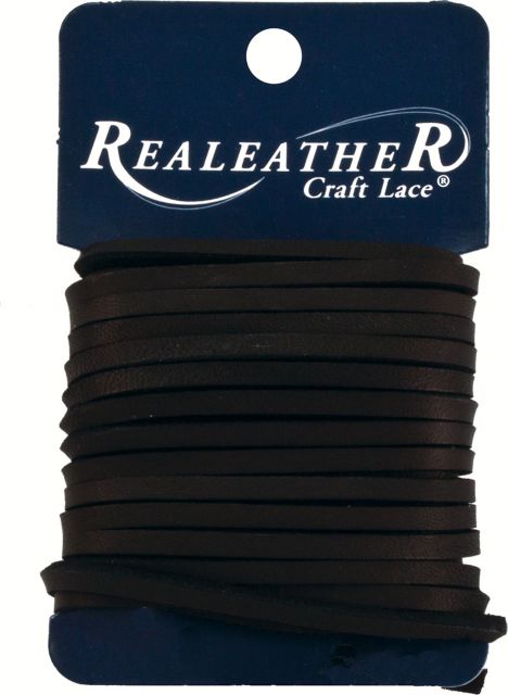 LATIGO LACE 1/8 INCH X 4 YARDS BLACK