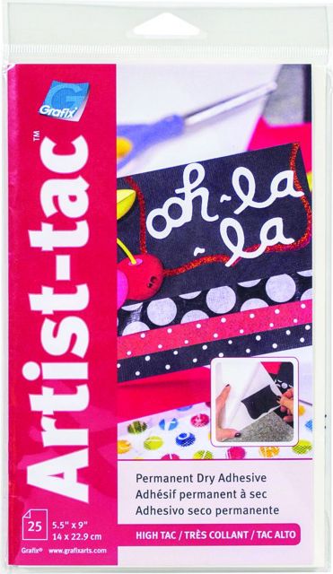 ARTIST TAC PERMANENT 5.5X9 25 PACK