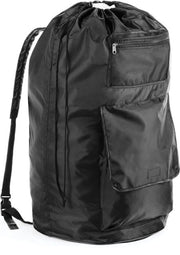 Whitmor Dura-Clean Laundry Backpack - Black