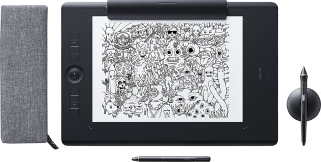 Wacom Intuos Pro Pen & Touch Tablet Paper Edition, Large, Black