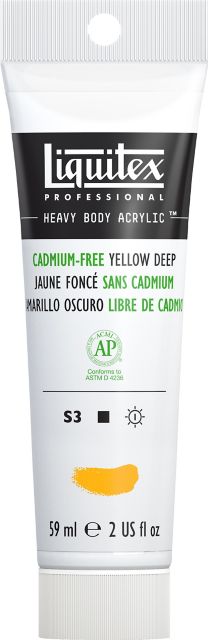 HB ACRY CAD FREE 59ML YLW DEEP