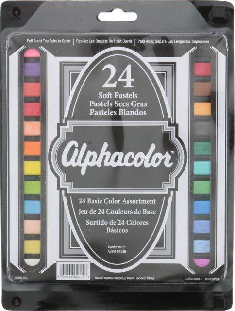 Alphacolor Pastels 24-Color Set