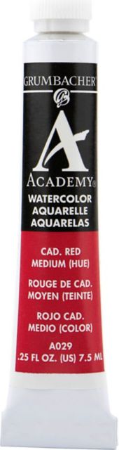 Academy Watercolor Cadmium Red Medium 7.5Ml