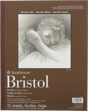 Bristol 400 Series 2Ply Smooth 11X14 Tape Bound 15/Sheets