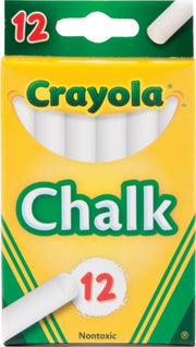 CHALK STICKS WHITE 12 COUNT