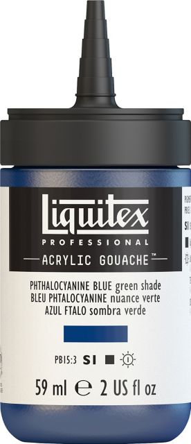 ACRYLIC GOUACHE 59ML PHTHALO BLUE-GREEN SHADE