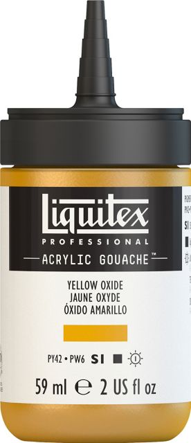 ACRYLIC GOUACHE 59ML YELLOW OXIDE