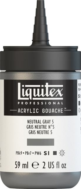 ACRYLIC GOUACHE 59ML NEUTRAL GRAY 5