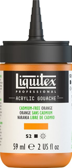 ACRYLIC GOUACHE 59ML CADMIUM FREE ORANGE