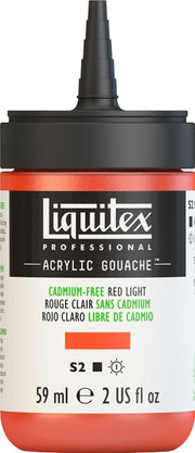 ACRYLIC GOUACHE 59ML CADMIUM FREE RED LIGHT
