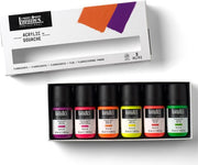 ACRYLIC GOUACHE SET 59ML 6 COLOR FLUORESCENT