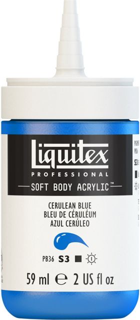 PROFESSIONAL SOFT BODY ACRYLIC 59ML CERULEAN BLUE