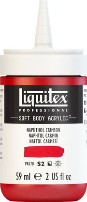 PROFESSIONAL SOFT BODY ACRYLIC 59ML NAPTHOL CRIMSON