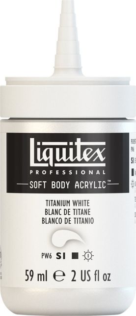PROFESSIONAL SOFT BODY ACRYLIC 59ML TITANIUM WHITE