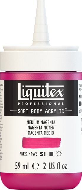 PROFESSIONAL SOFT BODY ACRYLIC 59ML MEDIUM MAGENTA