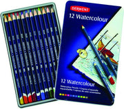Derwent Watercolor Pencil 12 Color Set Tin