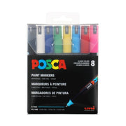 POSCA MARKER SET FINE POINT 8-COLORS