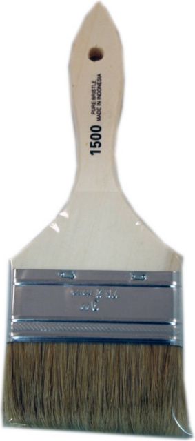 CHIP BRUSH WHITE BRISTLE 3-INCH