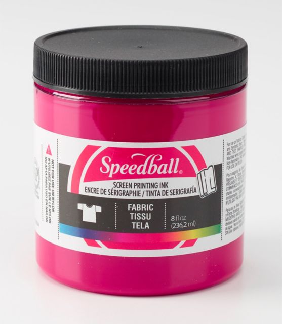 SCREEN INK FABRIC 8 OZ PROCESS MAGENTA
