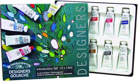 Designer Gouache Intro Set 10-Colors 14mL