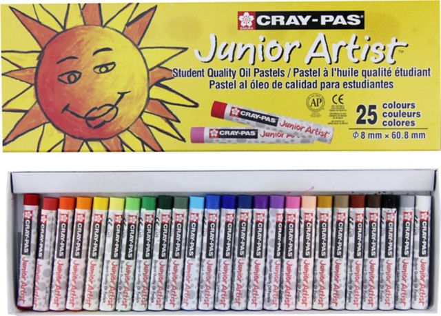 CRAY PAS JUNIOR ARTIST-25 PACK ASSORTED COLORS