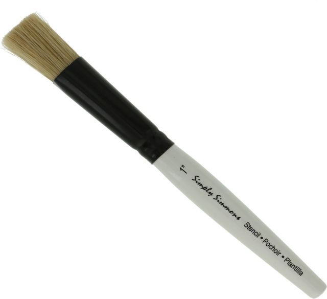 SIMPLY SIMMONS BRUSH STENCIL 1 SHORT HANDLE