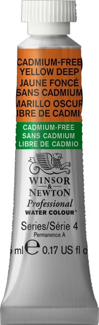 PROFESSIONAL WATERCOLOR 5ML CADMIUM FREE YELLOW DEEP